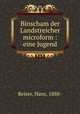 Binscham der Landstreicher microform : eine Jugend, Reiser, Hans, 1888- 