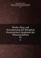 Werke. Hrsg. auf Veranlassung der Kniglich Preussischen Akademie der Wissenschaften. 01, Kronecker, Leopold, 1823-1891,Akademie der Wissenschaften, Berlin,Hensel, Kurt Wilhelm Sebastian, 1861- 