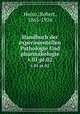 Handbuch der experimentellen Pathologie Und pharmakologie. v.01 pt.02, Heinz, Robert, 1865-1924 