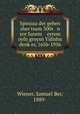 Spinoza der geben sher tsum 300s n yor funem eyrem oyfn groysn Yidishn denk?er, 1656-1956, Wiener, Samuel Ber, 1889- 