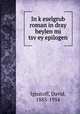 In keselgrub roman in dray heylen mi tsvey epilogen, Ignatoff, David, 1885-1954 