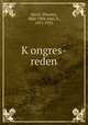 K?ongres-reden, Herzl, Theodor, 1860-1904,Abel, S., 1871-1925 