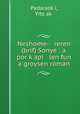 Neshome- reren (brif) Sonye : a por k?api len fun a groysen roman, Yitshak Padaraski 