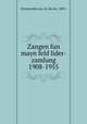 Zangen fun mayn feld lider-zamlung 1908-1955, Boris Daymondsh?eyn 