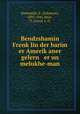 Bendzshamin Frenk?lin der barim er Amerik?aner gelern er un melukhe-man, Solomon Bastomski 