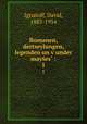 Romanen, dertseylungen, legenden un vunder mayes :. 1, Ignatoff, David, 1885-1954 