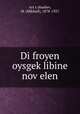 Di froyen oysgek?libine nov?elen, Mikhail Artsybashev 