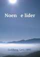 Noen e lider, Goldberg, Levi, 1895- 