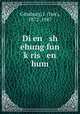 Di en sh ehung fun kris en hum, Ginzburg, I. (Iser), 1872-1947 