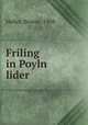 Friling in Poyln lider, Heller, Binem, 1908- 
