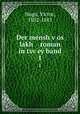 Der mensh vos lakh roman in tsvey band. 1, Hugo, Victor, 1802-1885 