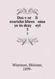 Dos vor li erarishe khres oma ye in dray eyl. 3, Wiseman, Shloime, 1899- 