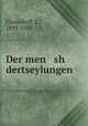 Der men sh dertseylungen, Chanukoff, L., 1892-1958 