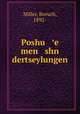 Poshu ?e men shn dertseylungen, Miller, Boruch, 1892- 
