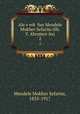 Ale v?erk? fun Mendele Mokher Sefarim (Sh. Y. Abramov?its), Mendele Mokher Sefarim, 1835-1917 