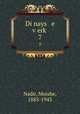 Di nays e verk. 7, Nadir, Moishe, 1885-1943 