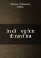 In di eg fun di neviim, Simon, Solomon, 1895- 