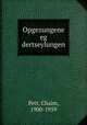 Opgezungene eg dertseylungen, Pett, Chaim, 1900-1959 