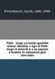 Flikh linge un heldn geshikh lekher iberblik vegn di flikh linge in Amerike, vos zaynen a brokhe in natsyonal-poli ishn.lebn, Kirschbaum, Jacob, 1885-1946 