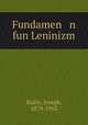 Fundamen n fun Leninizm, Stalin, Joseph, 1879-1953 