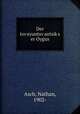 Der tsv?eyuntsv?antsik?s er Oygus, Asch, Nathan, 1902- 