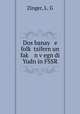 Dos banay e folk? tsifern un fak? n v?egn di Yudn in FSSR, Zinger, L. G 