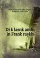 Di k?lasnk?amfn in Frank?raykh, Marx, Karl, 1818-1883,Engels, Friedrich, 1820-1895 
