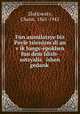 Fun asimilatsye biz Poyle tsienizm di an v?ik?lungs-epokhen fun dem Idish-sotsyalis ishen gedank?, Zhitlowsky, Chaim, 1865-1943 
