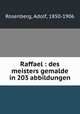 Raffael : des meisters gemalde in 203 abbildungen, Rosenberg, Adolf, 1850-1906 