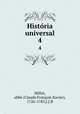 Histria universal. 4, Claude Francois Xavier Millot 