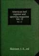 American turf register and sporting magazine. Vol. 13, Skinner, J. S., ed 