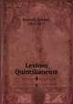 Lexicon Quintilianeum. 4, Bonnell, Eduard, 1802-1877 