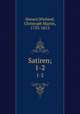 Satiren;. 1-2, Horace,Wieland, Christoph Martin, 1733-1813 