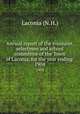Annual report of the treasurer, selectmen and school committee of the Town of Laconia, for the year ending .. 1904, Laconia (N.H.) 