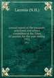 Annual report of the treasurer, selectmen and school committee of the Town of Laconia, for the year ending .. 1912, Laconia (N.H.) 