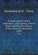 Annual reports of the selectmen, road agents, school board and Haynes Library of the Town of Alexandria. 1928, Alexandria (N.H. : Town) 