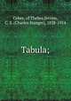 Tabula;, Cebes, of Thebes,Jerram, C. S. (Charles Stanger), 1838-1914 