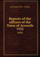 Reports of the officers of the Town of Acworth. 1932, Acworth (N.H. : Town) 