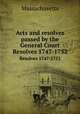 Acts and resolves passed by the General Court. Resolves 1747-1752, Massachusetts 