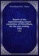 Report of the superintending school committee of Fitzwilliam, for the year ending .. 1922, Fitzwilliam (N.H. : Town) 