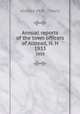 Annual reports of the town officers of Alstead, N. H. 1933, Alstead (N.H. : Town) 