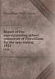 Report of the superintending school committee of Fitzwilliam, for the year ending .. 1924, Fitzwilliam (N.H. : Town) 