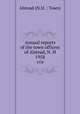Annual reports of the town officers of Alstead, N. H. 1958, Alstead (N.H. : Town) 
