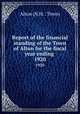 Report of the financial standing of the Town of Alton for the fiscal year ending . 1920, Alton (N.H. : Town) 