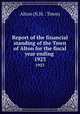Report of the financial standing of the Town of Alton for the fiscal year ending . 1923, Alton (N.H. : Town) 
