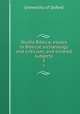 Studia Biblica; essays in Biblical archology and criticism, and kindred subjects. 5, University of Oxford 