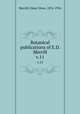 Botanical publications of E.D. Merrill. v.11, Merrill, Elmer Drew, 1876-1956 