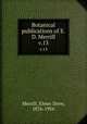 Botanical publications of E.D. Merrill. v.13, Merrill, Elmer Drew, 1876-1956 
