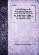 Mitteilungen der Naturforschenden Gesellschaft in Bern. Nr.1040-1056 (1882), Naturforschende Gesellschaft in Bern 