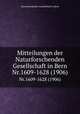 Mitteilungen der Naturforschenden Gesellschaft in Bern. Nr.1609-1628 (1906), Naturforschende Gesellschaft in Bern 